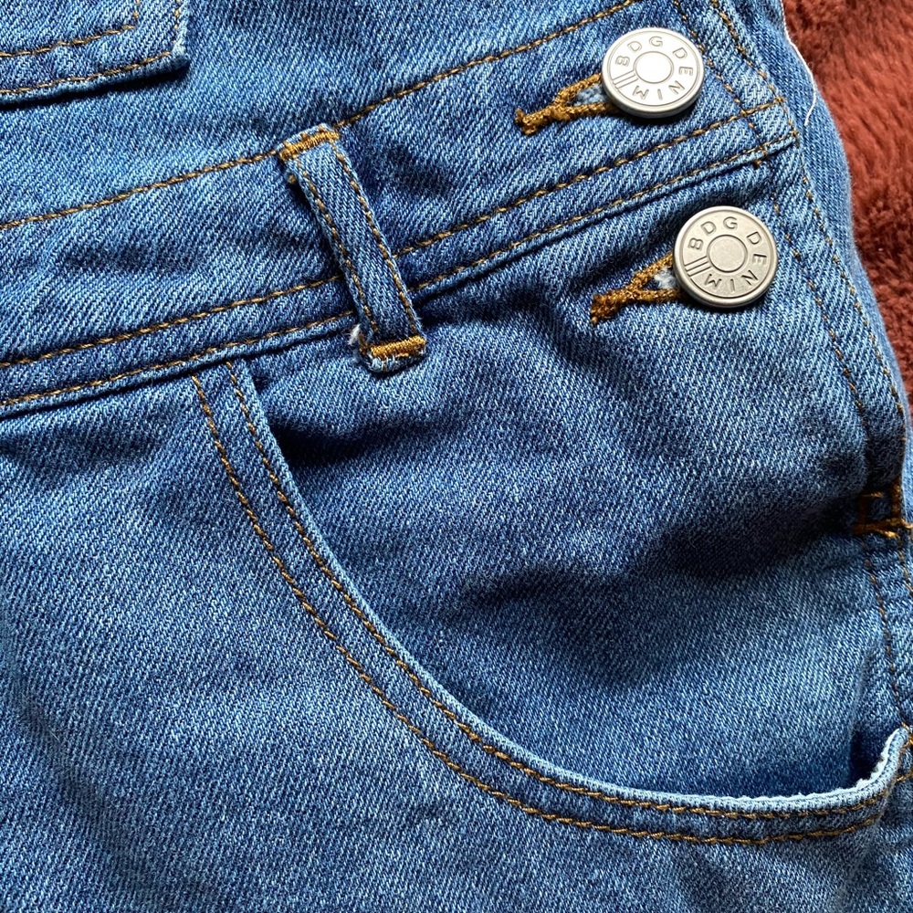 Denim Shorteralls Urban Outfitters